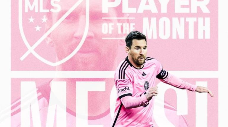 Se impone Messi como jugador del mes de abril en la MLS