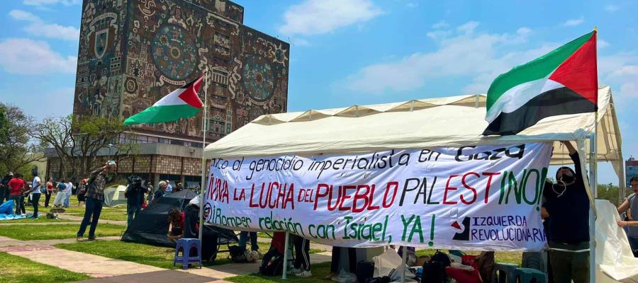 UNAM dice que será respetuosa de campamento de jóvenes proPalestina