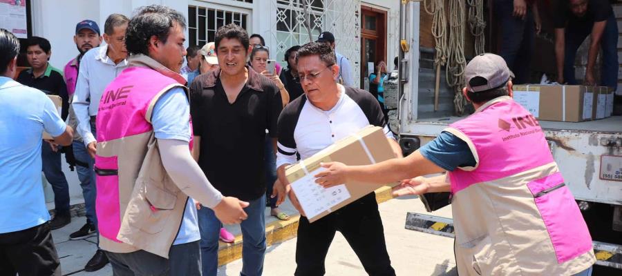 Llegan a Tabasco 6 millones de boletas para elección del 2 de junio