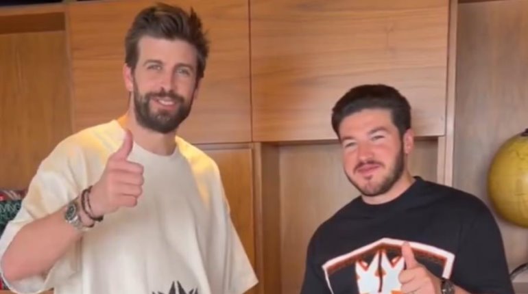 Gerard Piqué y Samuel García se reúnen previo al sorteo de la Kings World Cup