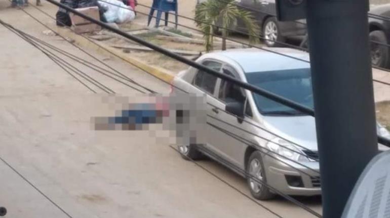 Ejecutan a hombre en pleno centro de Teapa