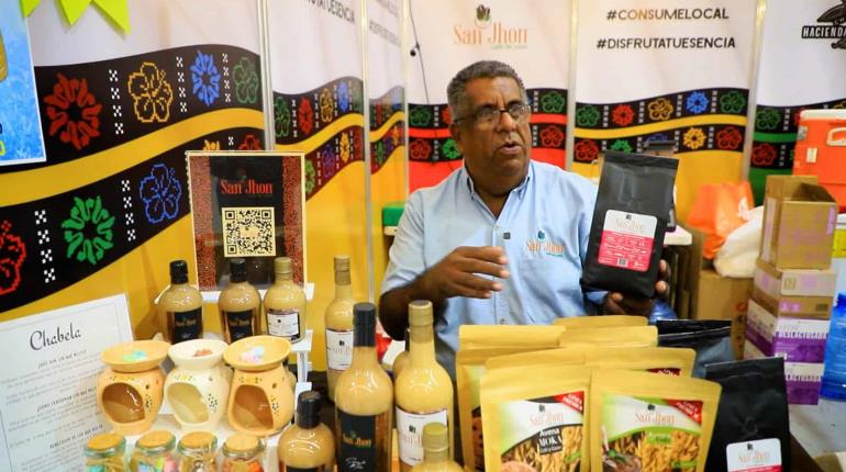 San Jhon, cafetaleros tabasqueños exponen sus productos en la Feria 2024