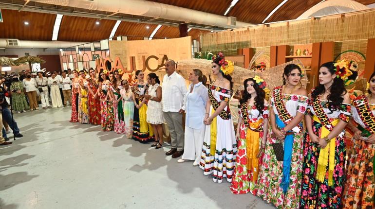 Destacan belleza y color de las artesanías en inauguración del Stand de Nacajuca en la Feria Tabasco 2024