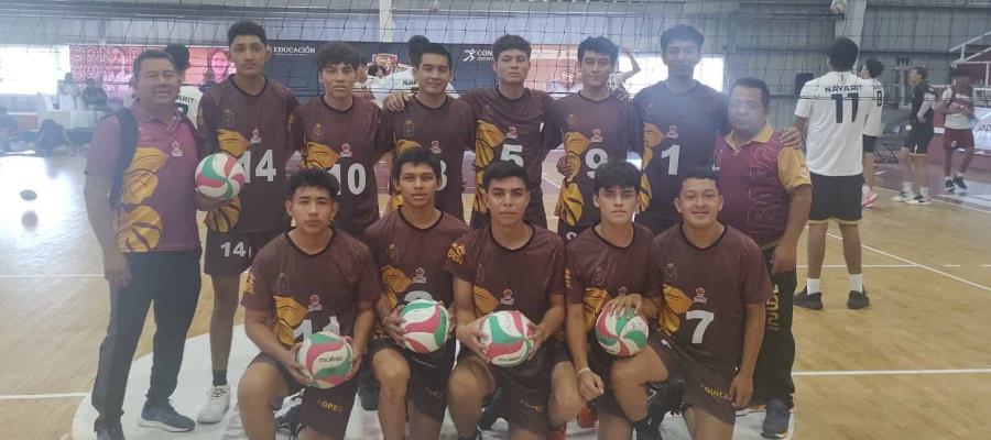 Tabasco inicia con una victoria y una derrota en Nacionales CONADE en voleibol 