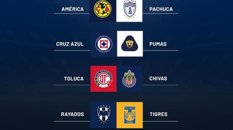 Hoy inician 4tos de Final de la Liga Mx; Chivas vs Toluca y Pachuca vs América