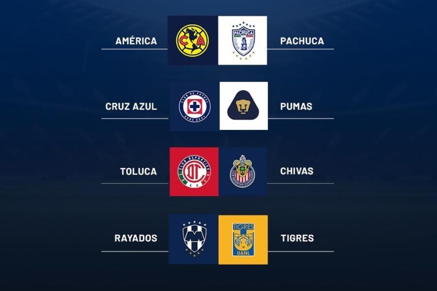 Hoy inician 4tos de Final de la Liga Mx; Chivas vs Toluca y Pachuca vs América