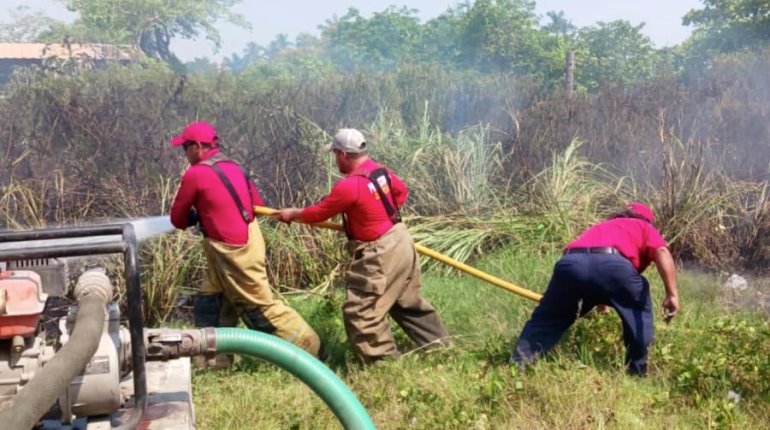 Suman en Paraíso 134 incendios combatidos en esta temporada de calor