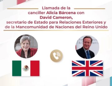 Dialogan México y Reino Unido sobre temas geopolíticos