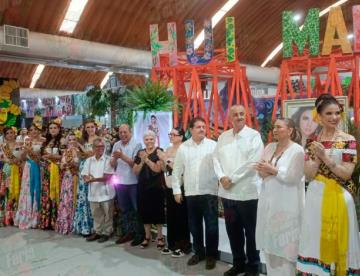 Inauguran stand de Huimanguillo en Feria Tabasco 2024