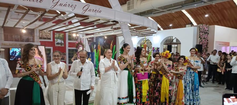 Inauguran el stand de Macuspana en la Feria Tabasco 2024