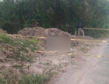 Hallan cuerpo de mujer sin vida en carretera rural de Jalpa a Nacajuca