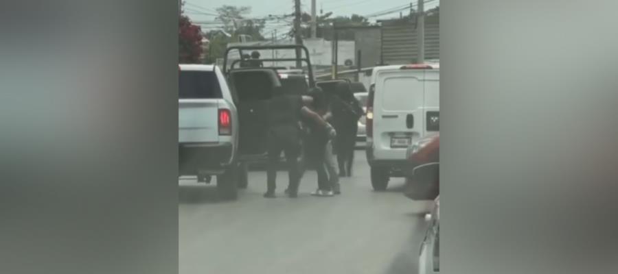 Detienen a 2 hombres tras operativo en Los Sauces