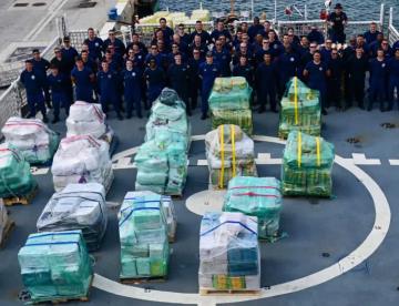 7 mil 700 kilos de narcóticos en Florida con valor en 185 mdd, asegura Guardia Costera de EE.UU.