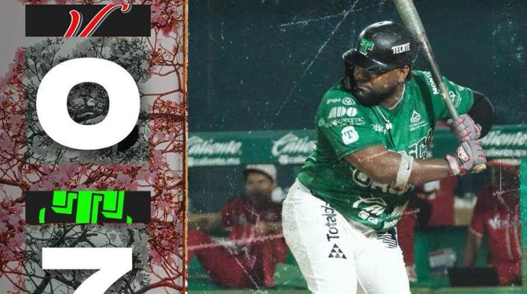 Olmecas se queda con la serie al blanquear 7-0 a El Águila de Veracruz en el Centenario