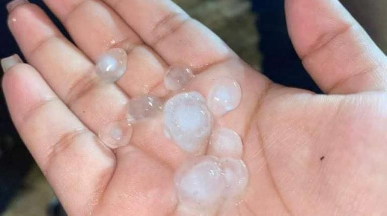 ¡Tláloc se apiada! Llueve en Teapa y graniza en Tacotalpa