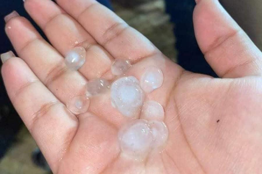 ¡Tláloc se apiada! Llueve en Teapa y graniza en Tacotalpa