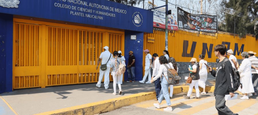 UNAM a clases en línea en CCH Naucalpan tras hechos violentos