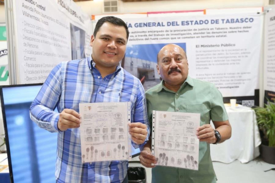 Más de mil ciudadanos tramitaron Cédula de Identificación de Personas en la Feria Tabasco