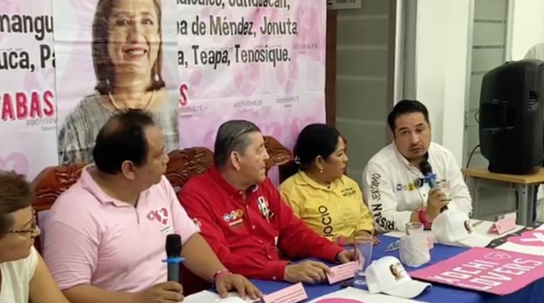 Candidatos de oposición acusan que abanderados de Morena en Tabasco entregan dinero a cambio de votos