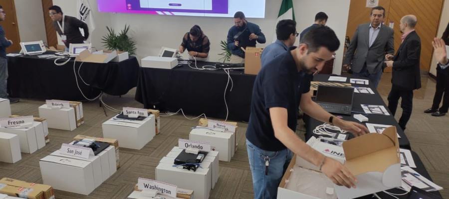 Realiza INE protocolo de verificación de urnas electrónicas para el voto en el extranjero