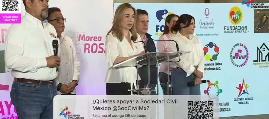 Xóchitl y Taboada serán los oradores principales de la marcha ´Marea Rosa´