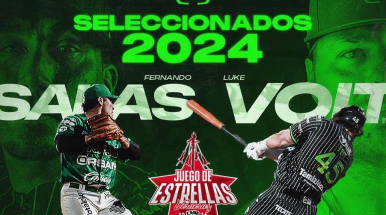 Luke Voit y Fernando Salas de Olmecas, en roster de Zona Sur para Juego de Estrellas 2024 de la LMB