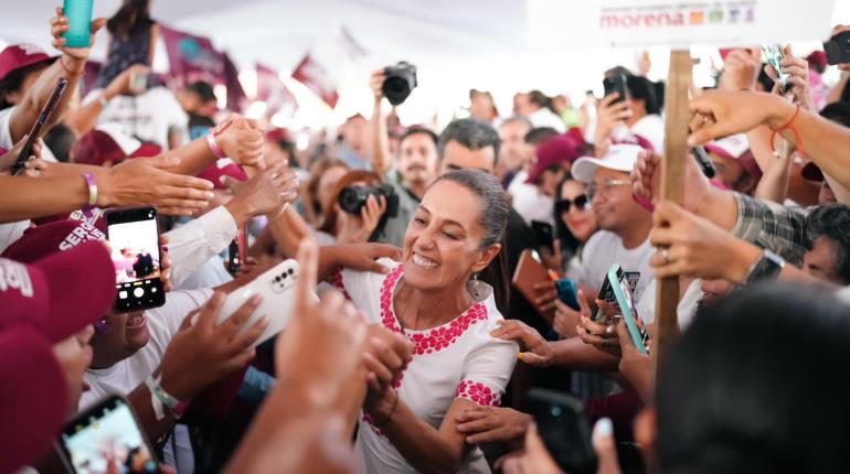 Sheinbaum cerrará campaña el 29 de mayo en el Zócalo de CDMX 