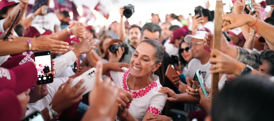 Sheinbaum cerrará campaña el 29 de mayo en el Zócalo de CDMX 