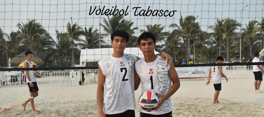 Duplas tabasqueñas son 4to y 5to lugar de Voleibol en Nacionales Conade