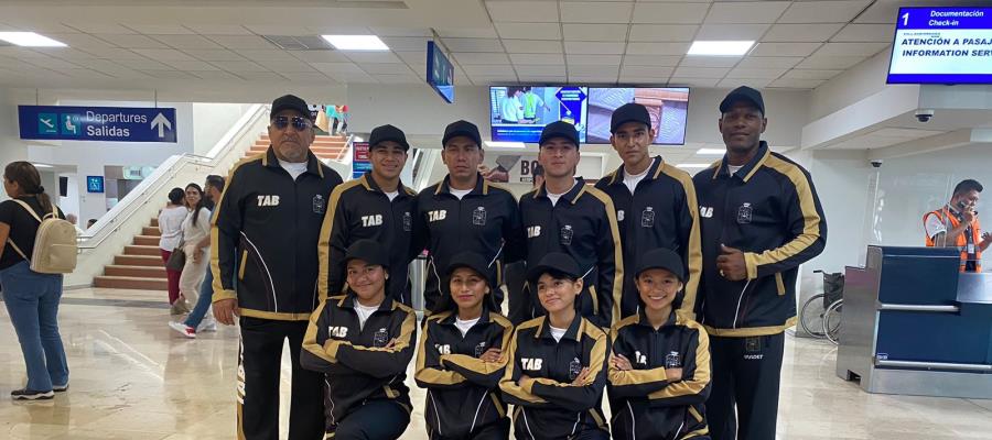 Delegación tabasqueña de Beisbol 5 viaja a Guadalajara para participar en Nacionales Conade