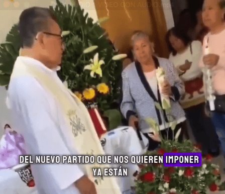 Párroco llama a votar por Xóchitl en plena misa en Puebla