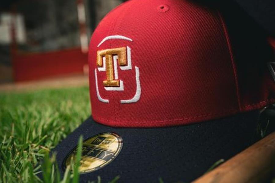 Gorra de Olmecas conmemorativa al Juego de Estrellas 2024 de LMB es en color rojo