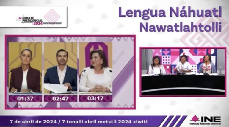 3er debate presidencial también tendrá interpretación en lenguas náhuatl, maya y tsotsil