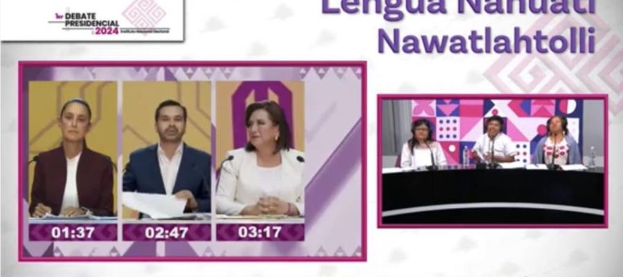 3er debate presidencial también tendrá interpretación en lenguas náhuatl, maya y tsotsil