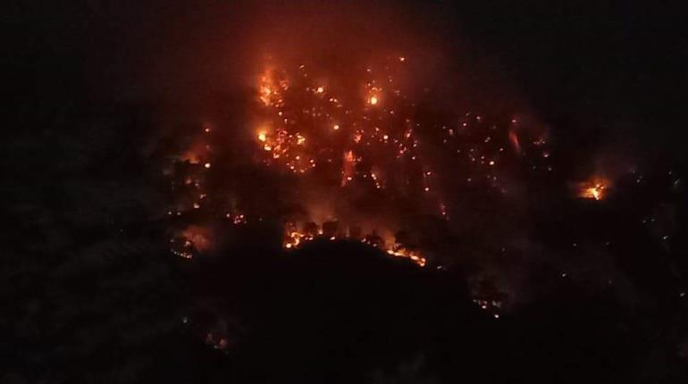 Incendio en Chiapas se extiende hacia zonas de Tacotalpa 