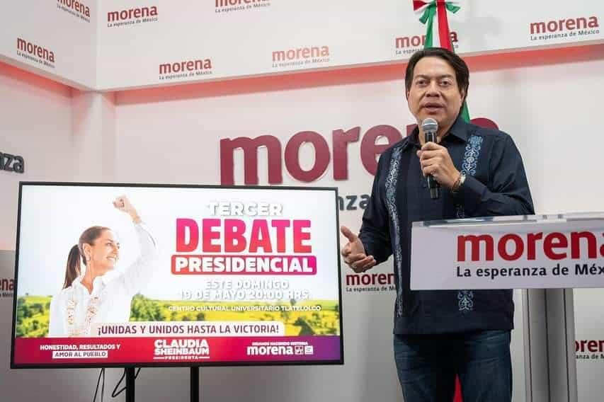 Mario Delgado acusa a la derecha de promover el miedo para que la gente no salga a votar