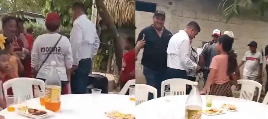 "No les vaya a caer mal el horneado": Ovidio Peralta tras ser "corrido" de fiesta en Comalcalco