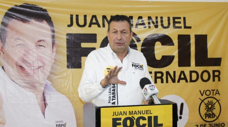 Fócil afirma que ganará elección a gobernador por 100 mil votos