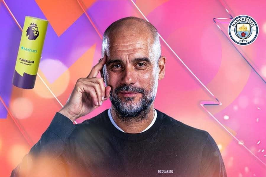 Pep Guardiola, elegido el Mejor Entrenador de la temporada en la Premier League