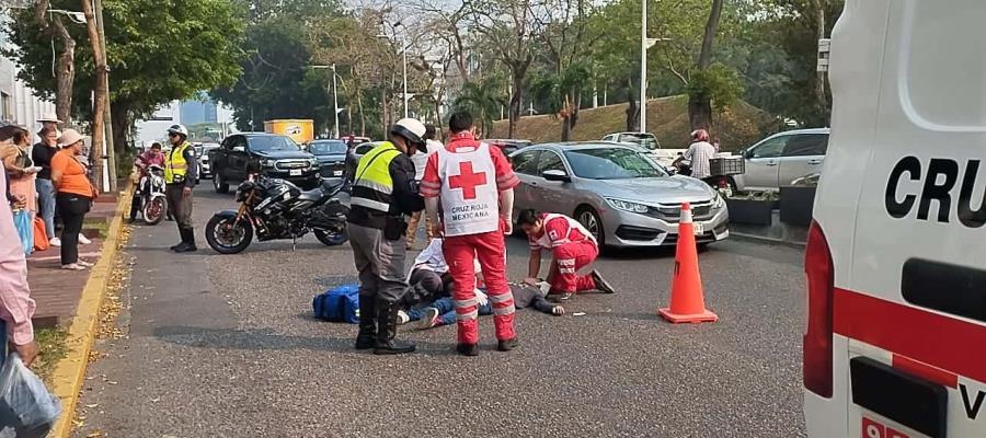 Atropellan a peatón en Paseo Tabasco