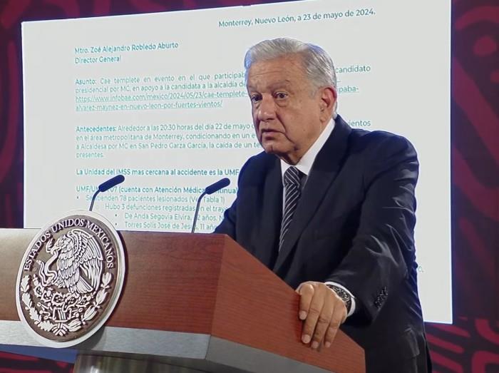 MC y Máynez no tienen culpa por muerte de 9 en mitin: AMLO