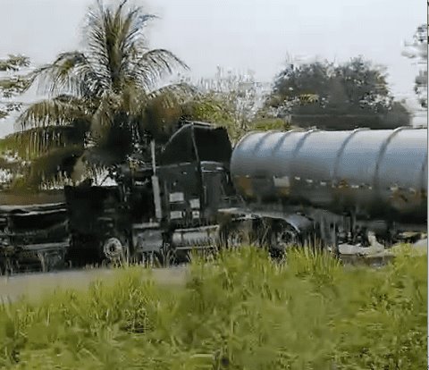 Nuevo accidente en la vía corta a Cunduacán