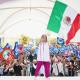 Ambientalistas protestan en CDMX contra la basura electoral