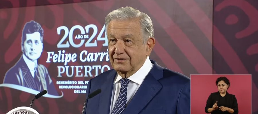 "Prefiere  esperar" dice AMLO ante cuestionamiento de si reconocerá a Palestina como Estado