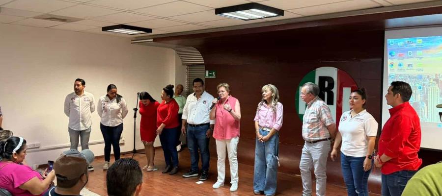 Se incorpora Gina Trujillo a actividades del PRI a días de culminar campañas en Tabasco