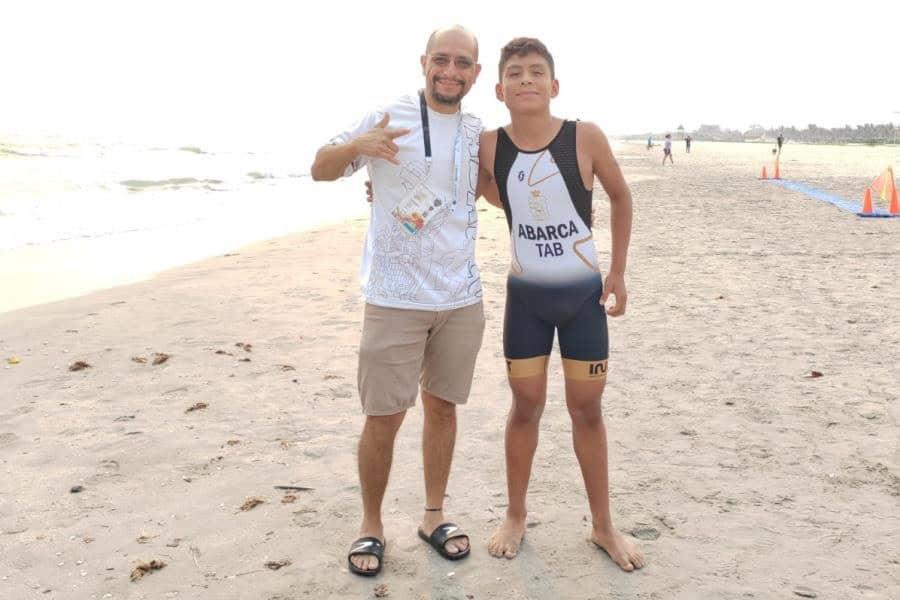 ¡Histórico! Tabasqueño logra primera presea en triatlón en Nacionales Conade