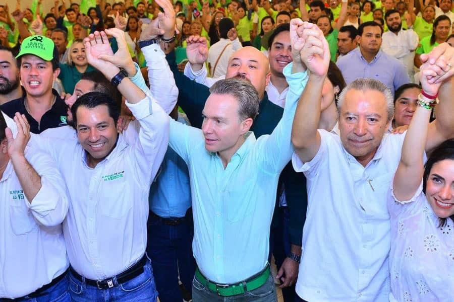 Comprometen Vélez y Bertruy, votación histórica del PVEM en Tabasco