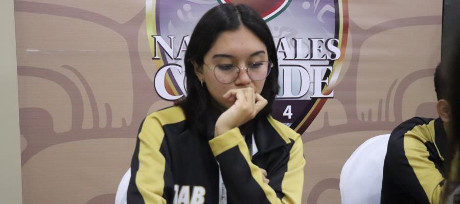 Tabasqueña logra primera medalla de oro en ajedrez en juegos Conade 2024 