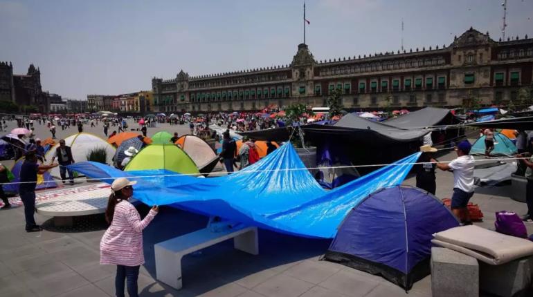 La CNTE mantendrá plantón indefinido en el zócalo