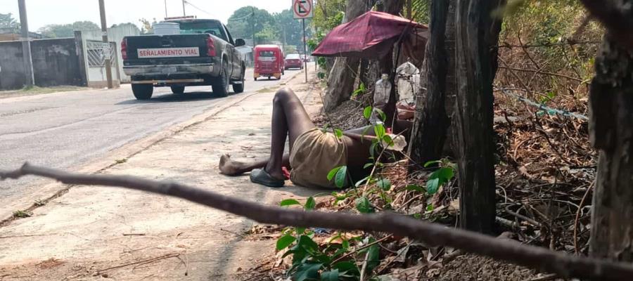 Indigna situación de vida de Olga, mujer en condición de calle en La Lima